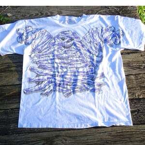 Vintage 90s Murina Glow In The Dark Mummy Ghost T-Shirt XL